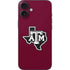 Texas A&M University Black Logo iPhone 16 Plus Skin